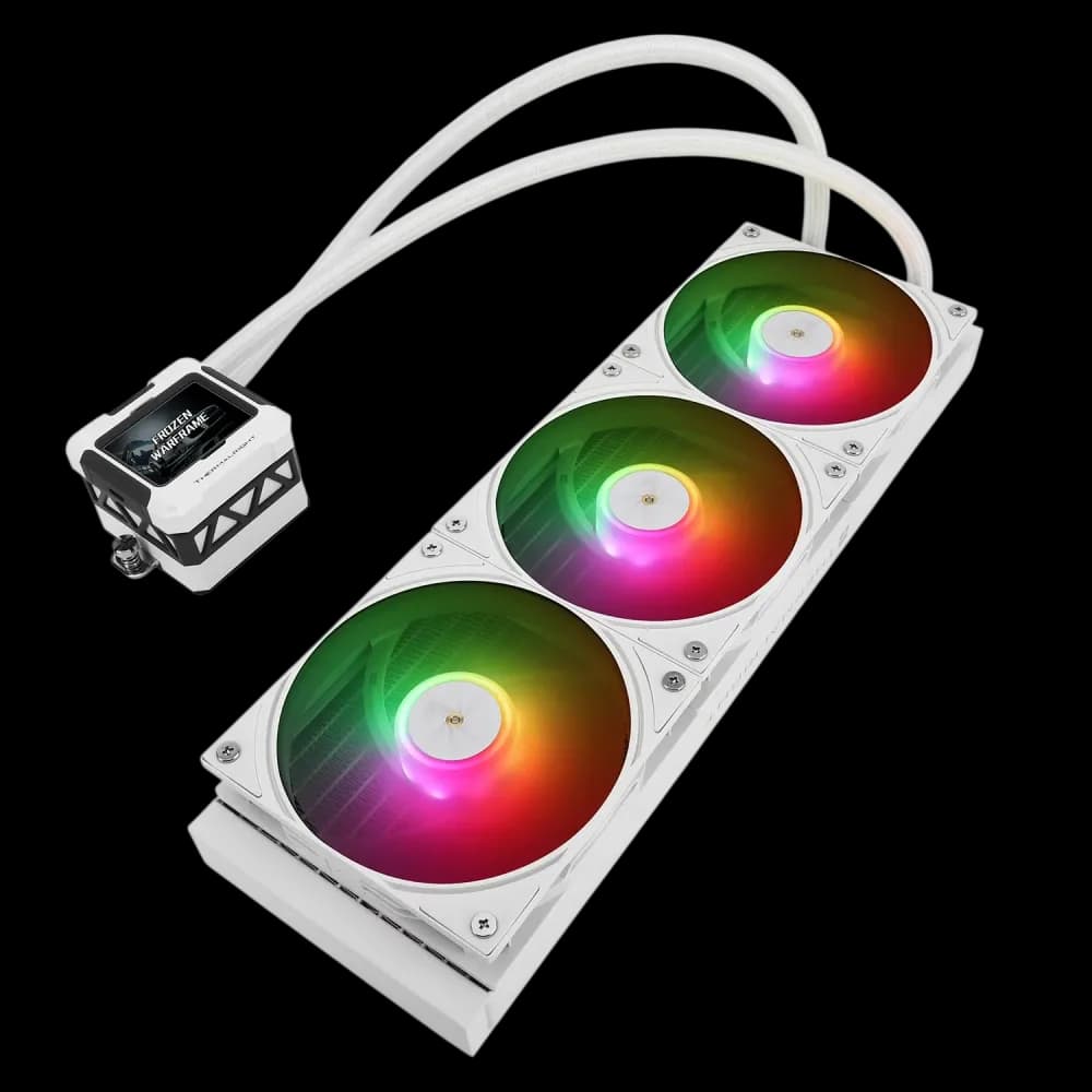Thermalright Frozen Warframe 360 White Liquid CPU Cooler - Image 2