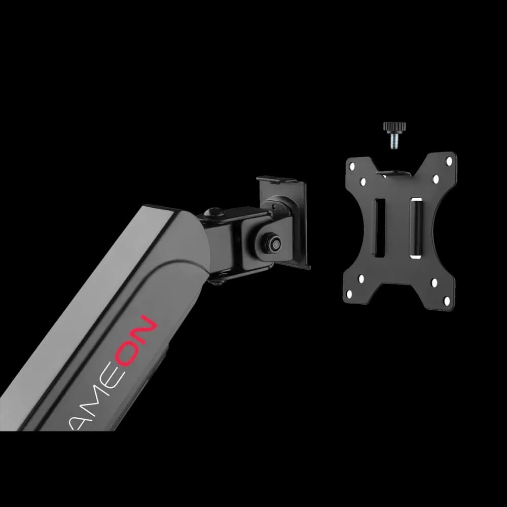 GAMEON GO-3363 Pole-Mounted Spring-Assisted Single Monitor Arm For Gaming And Office Use, 17" - 32", Arm Up To 9 KG - Image 6