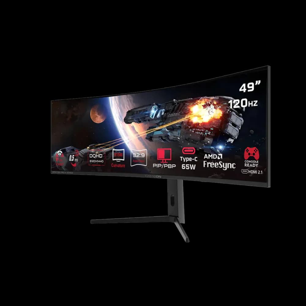 GAMEON 49In 5K DQHD 120Hz Fast VA Curved GOC49DQHD120 - Image 3
