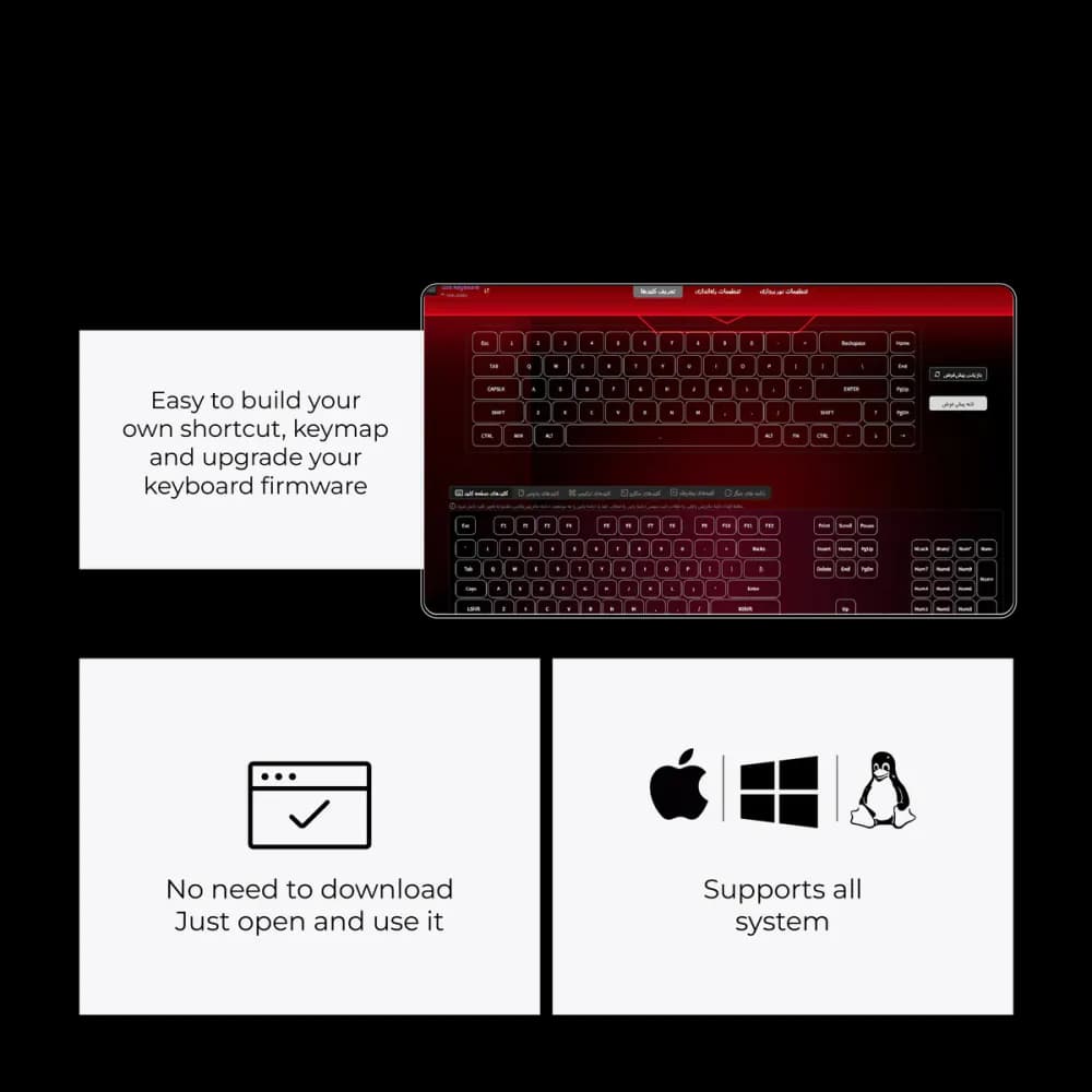 GAMEON MAGPRO Series GOMG1K8-RS 60% RGB Magnetic Mechanical Wired Gaming Keyboard - Image 8