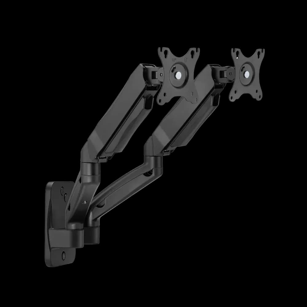 GAMEON GO-5008 Economy Spring-Assisted Wall Mounted Dual Monitor Arm For Gaming And Office Use, 17" - 32" - Image 4