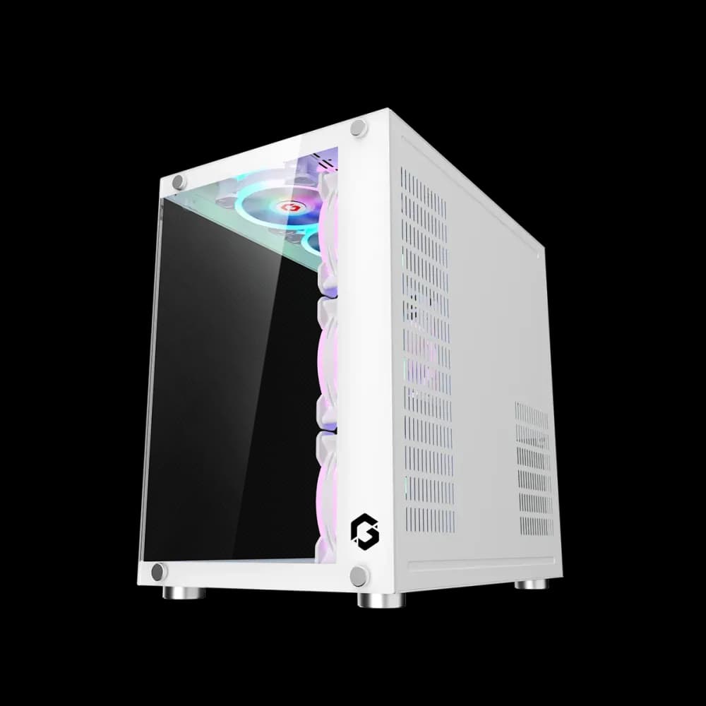 GAMEON Emperor Arctic II Series Mid Tower Gaming Case - White - Image 6