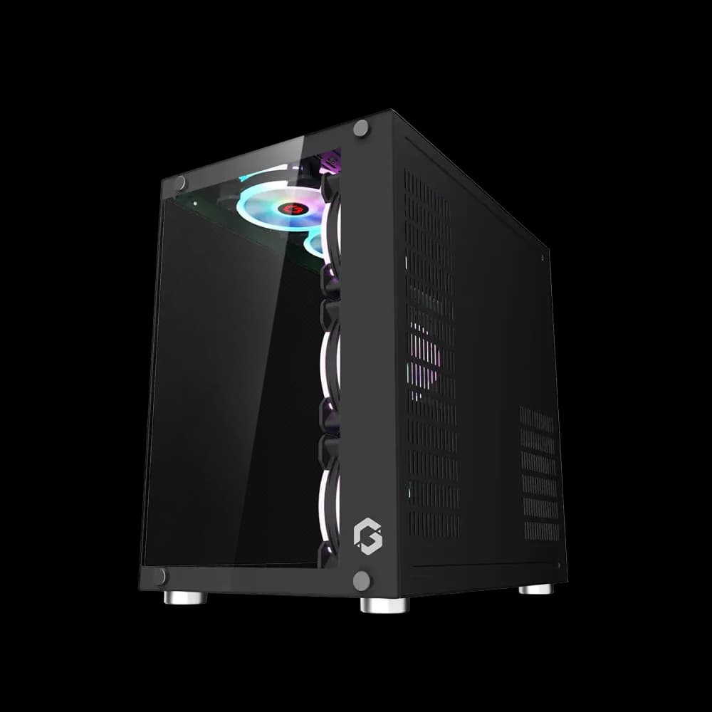 GAMEON Emperor Midnight II Series Mid Tower Gaming Case - Black - Image 4
