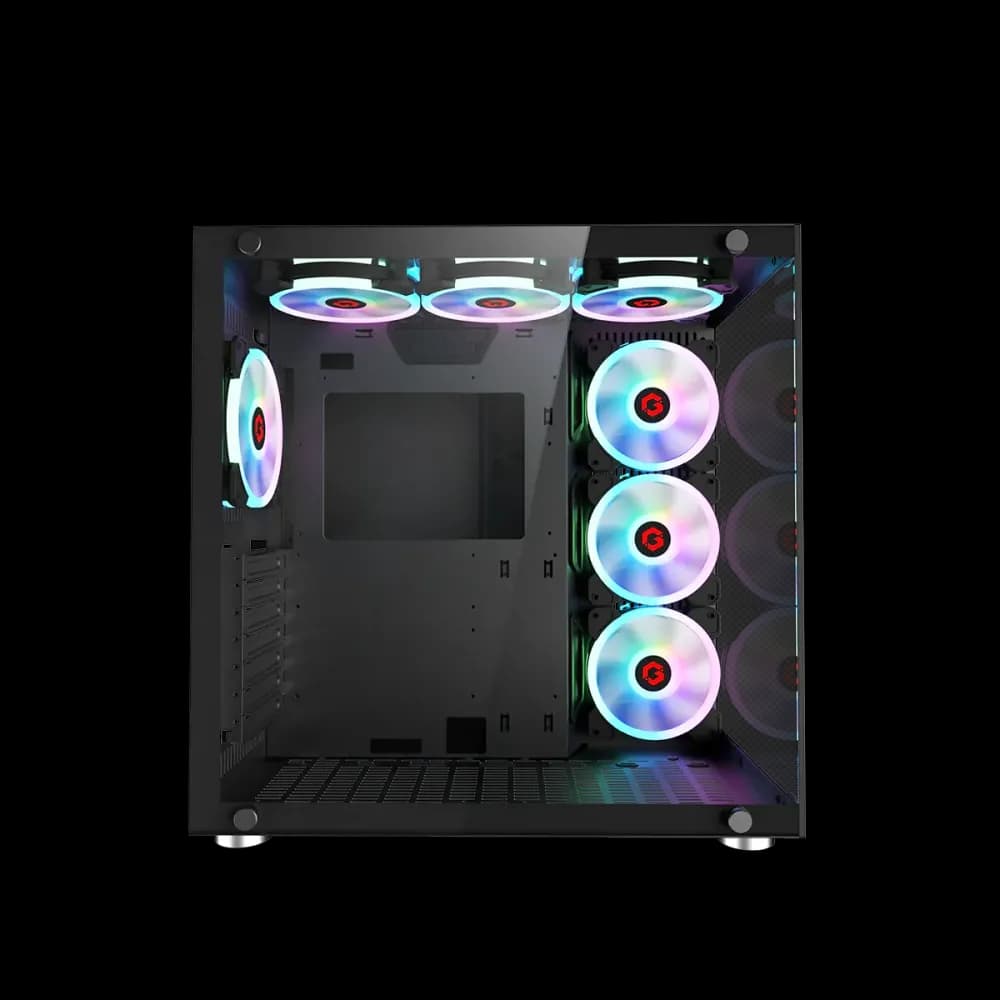 GAMEON Emperor Midnight II Series Mid Tower Gaming Case - Black - Image 3