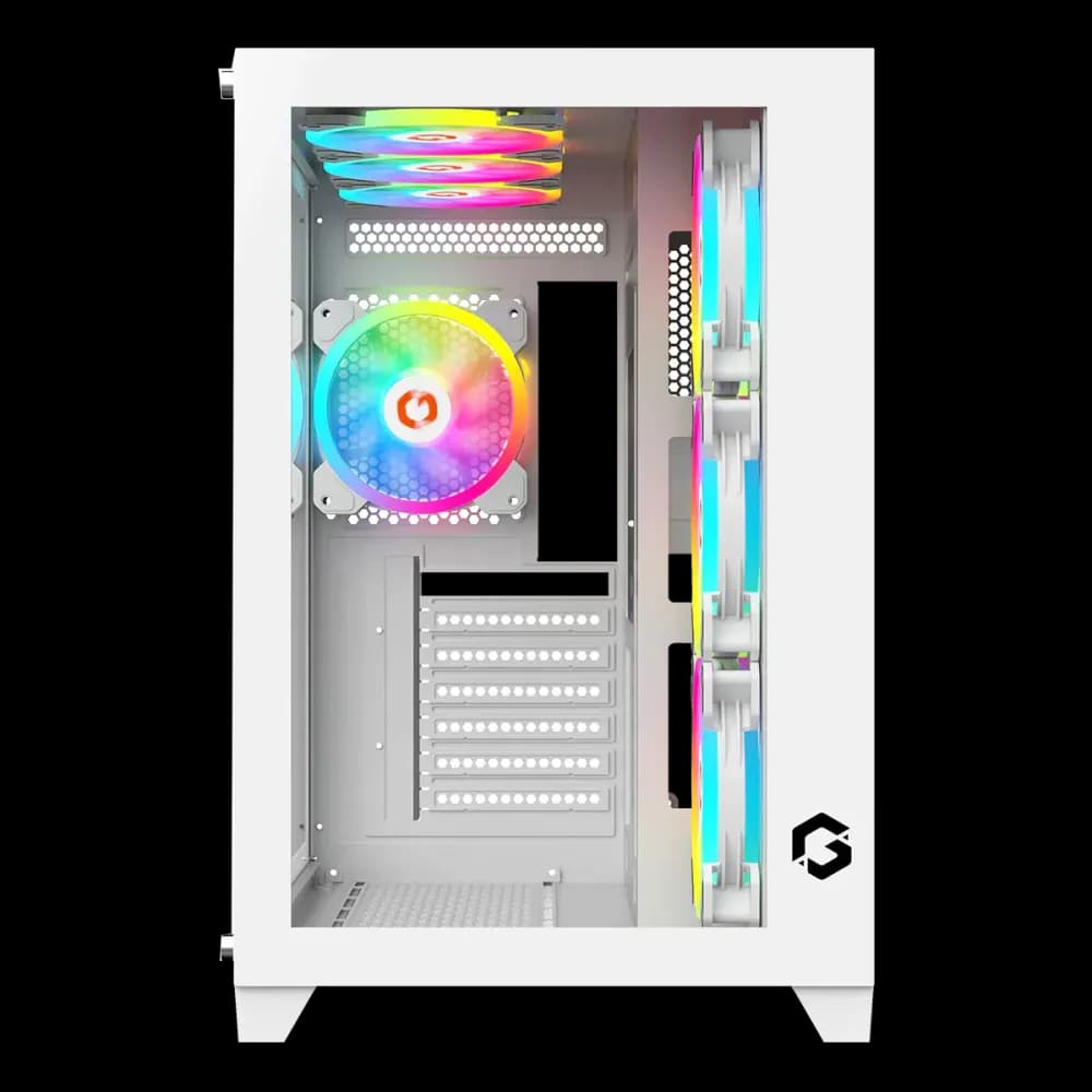 GAMEON Emperor Artic Series Mid Tower Gaming Case - White - Image 7