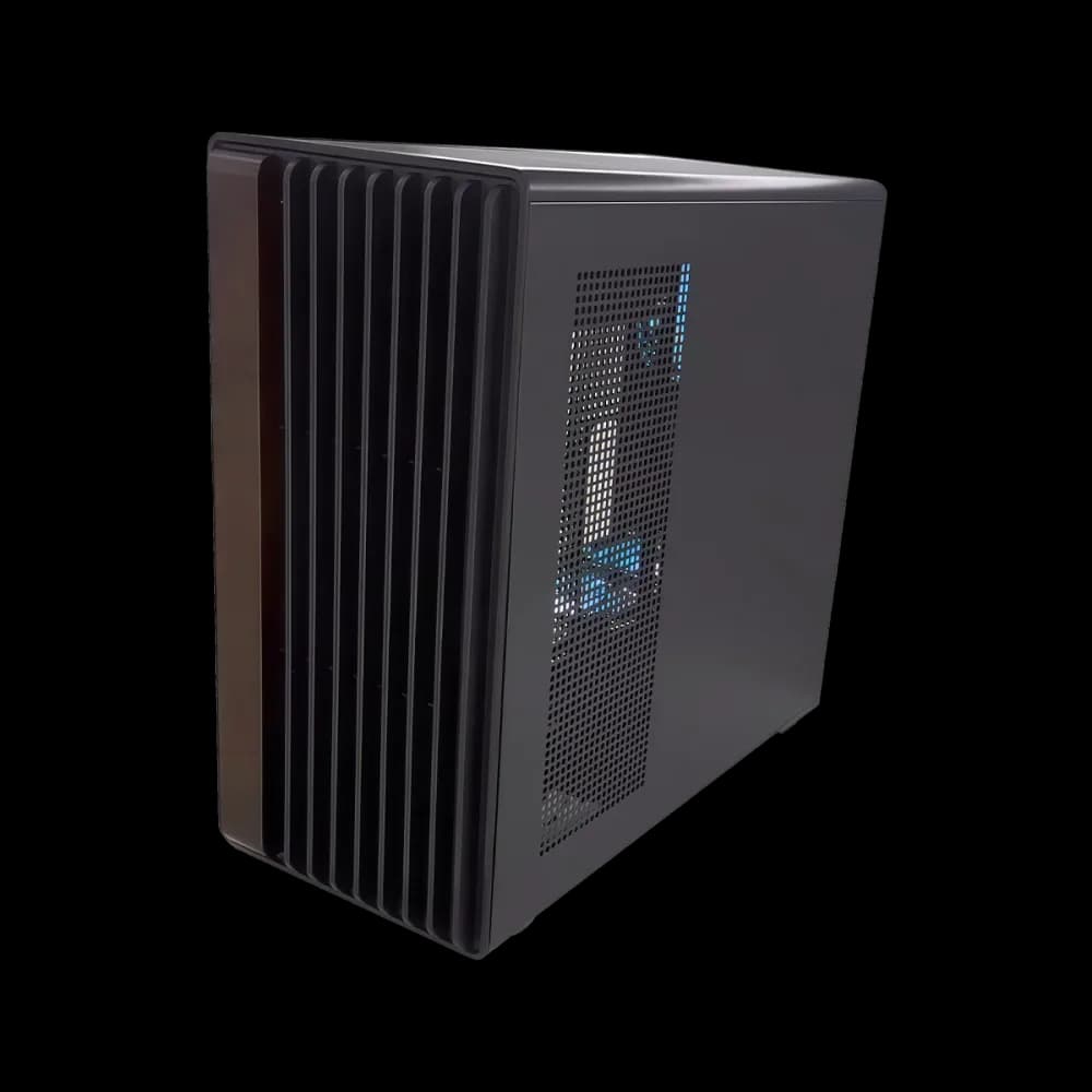 GAMEON TIMBER Midnight Series ARGB + PWM Mid Tower Gaming Case - Wood/Black - Image 6