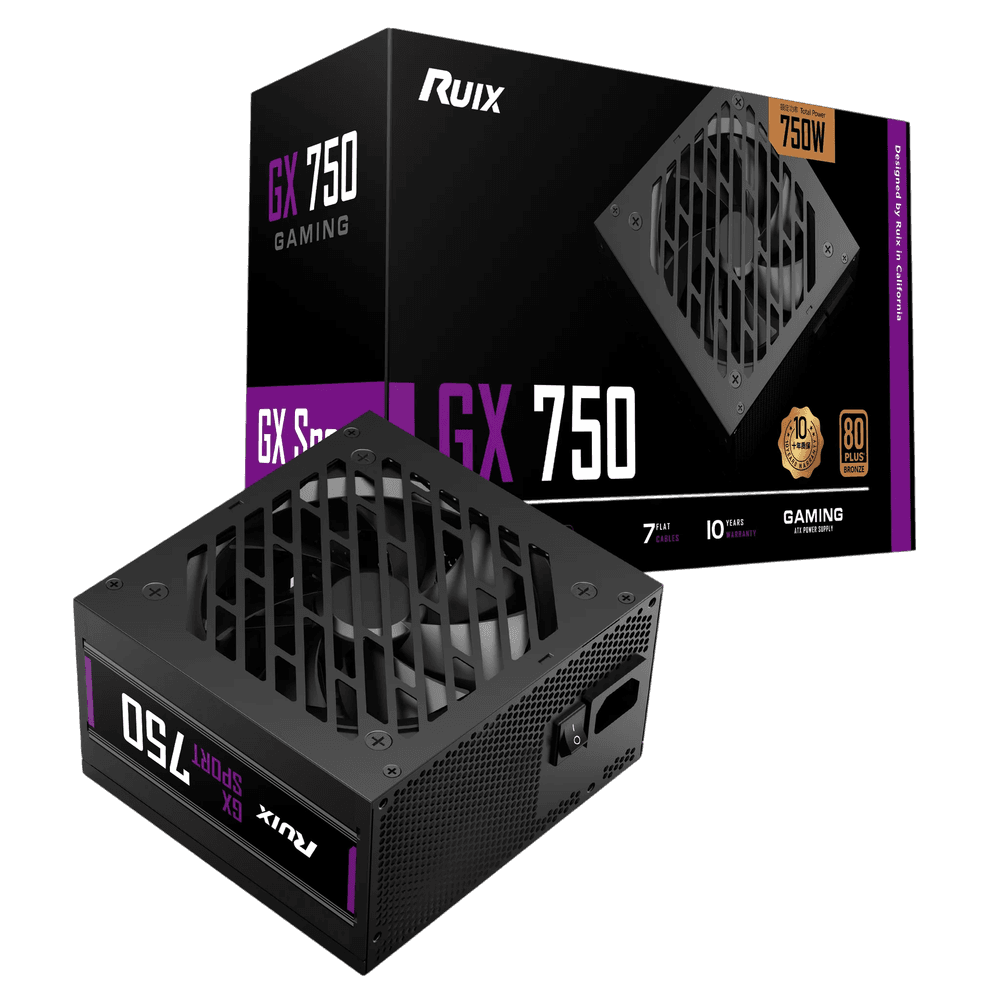 Ruix 750W 80+ Bronze (GX750) PSU - Image 6