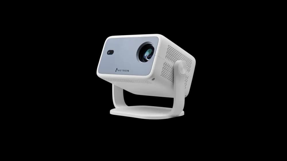 Avetron 3.5″ LCD Projector – 1080P Native, 250 ANSI Lumens, Android 11, 4K Support, Auto Focus, 120″ Max Display, LED Lamp, Built-in 5W Speaker - Image 1
