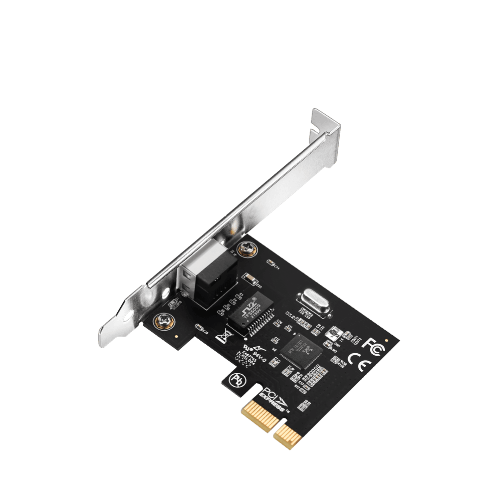 Cudy PE10 PCIe Network Card, Gigabit Ethernet Adapter, RJ45 Port, Desktop LAN Expansion - Image 1