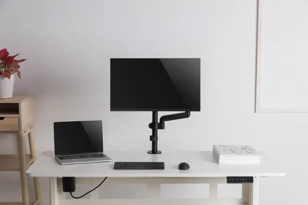 GAMEON GO-3363 Pole-Mounted Spring-Assisted Single Monitor Arm For Gaming And Office Use, 17" - 32", Arm Up To 9 KG - Image 8