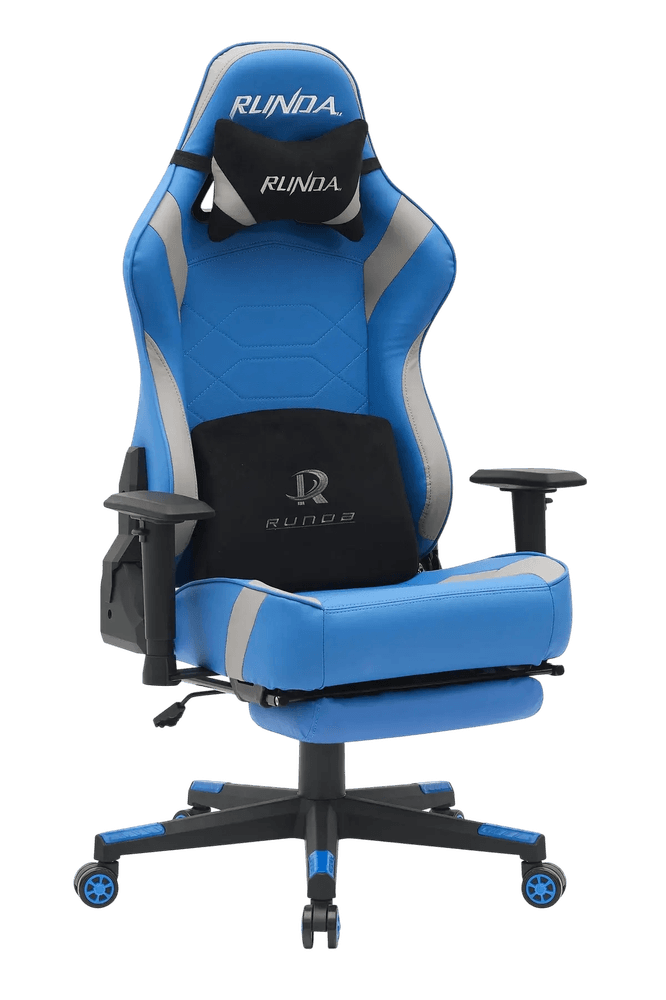 Runda 1009 Gaming Chair (Blue Grey) - Image 1