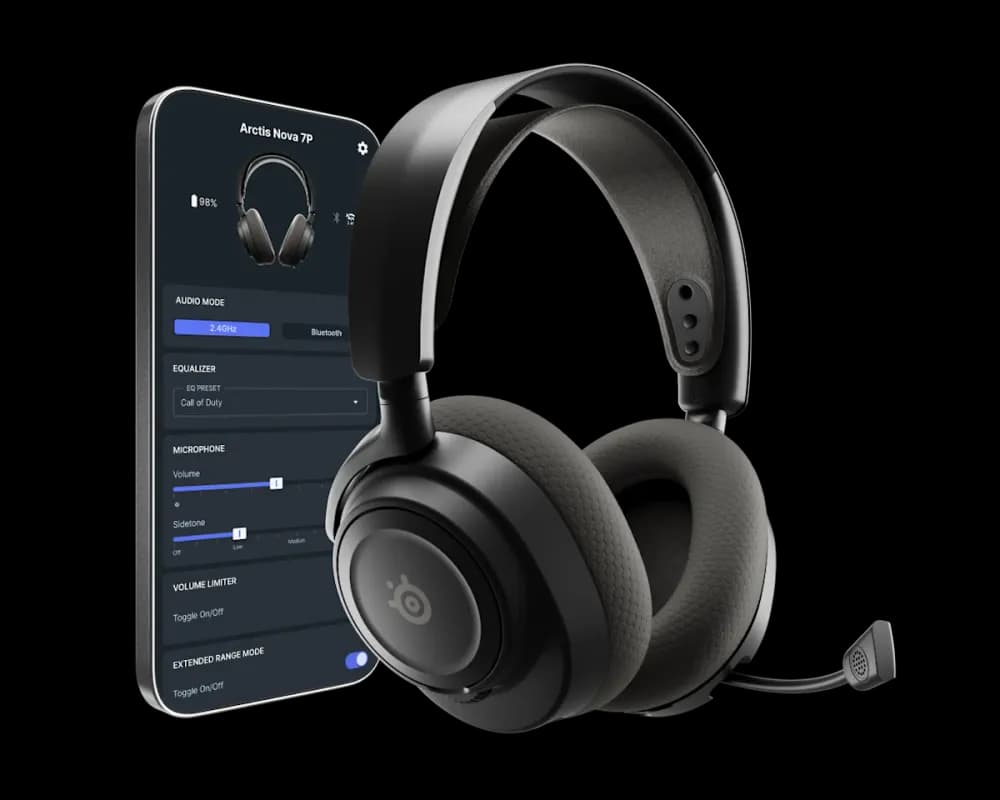 SteelSeries Arctis Nova 7P Wireless Gen 2 Black - Image 2