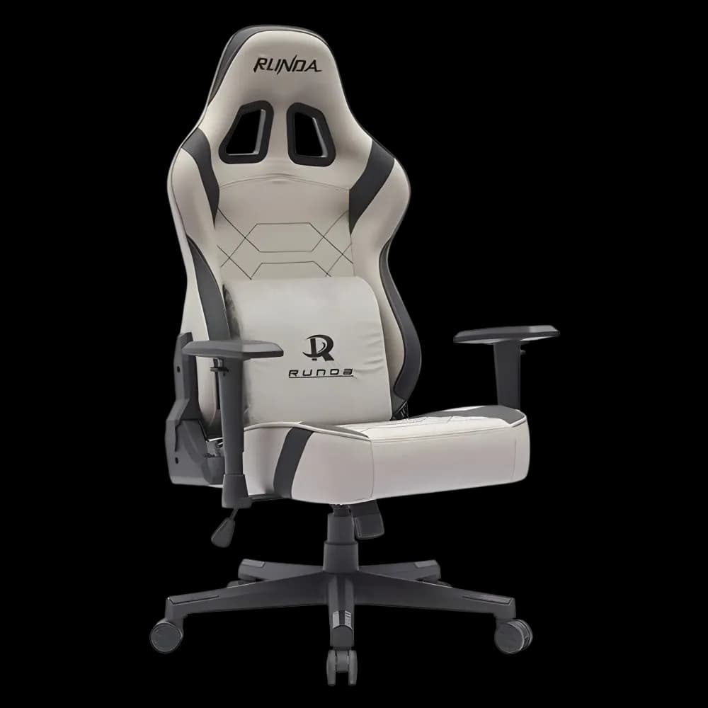 Runda Gaming Chair RD‑1009 (Grey / Black) - Image 1