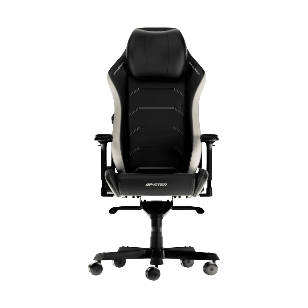 DXRacer Master Black & White Microfibre Leather - Image 1