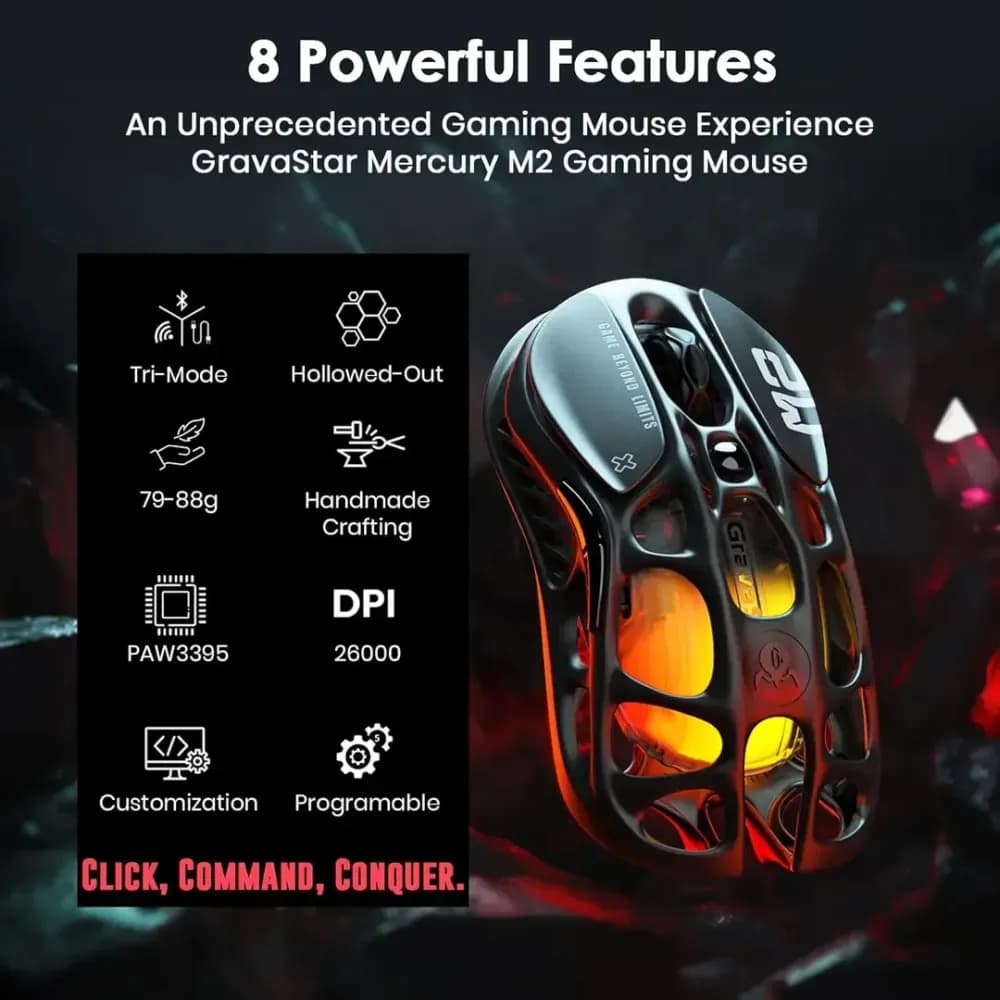 Gravastar Mercury M2 Transparent Black - Image 4