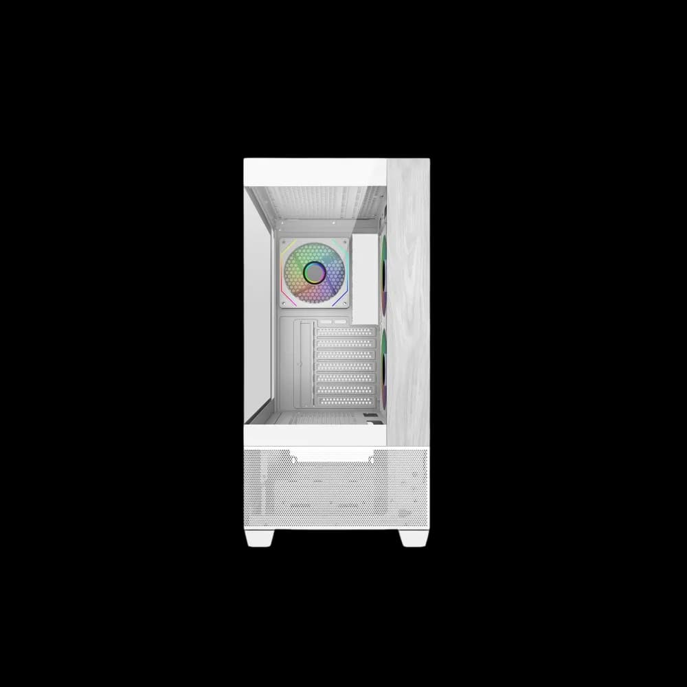 Cooler Master Master Elite 690 Wood ATX - White - Image 3