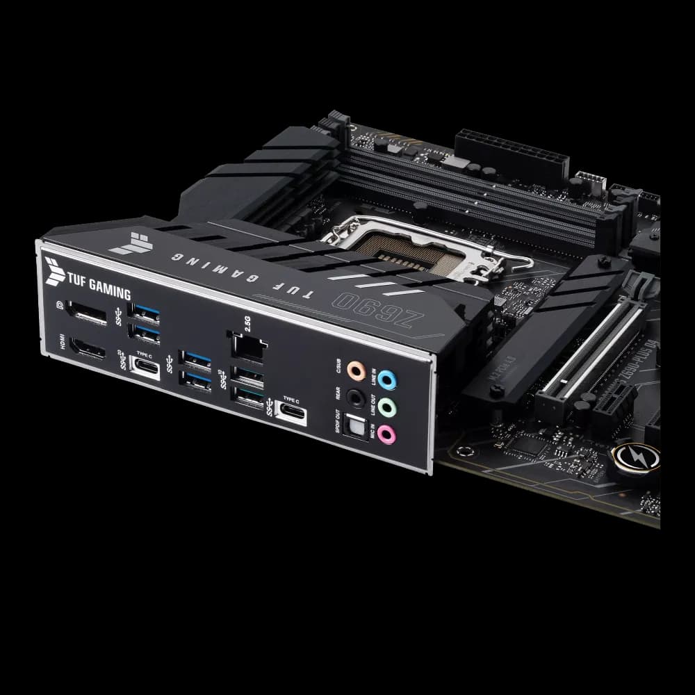 Asus TUF GAMING Z690-PLUS D4 Intel Z690 (LGA 1700) ATX gaming motherboard, PCIe 5.0, DDR4, Intel 2.5 Gb Ethernet, Thunderbolt 4 header and Aura Sync RGB lighting - Image 5