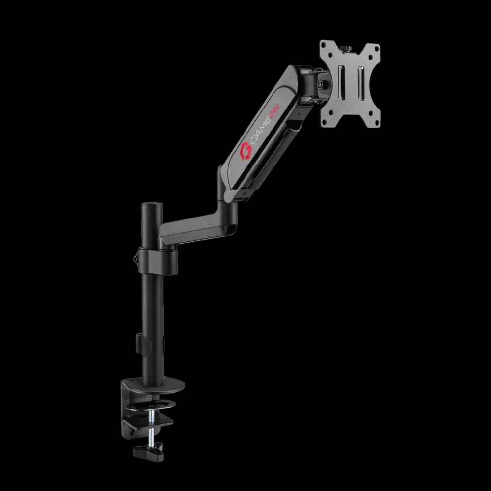GAMEON GO-3363 Pole-Mounted Spring-Assisted Single Monitor Arm For Gaming And Office Use, 17" - 32", Arm Up To 9 KG - Image 9