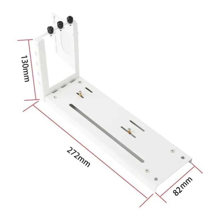 VBESTLIFE Vertical GPU Mount 12.8*8.2Cm 3 Slots - White - Image 4