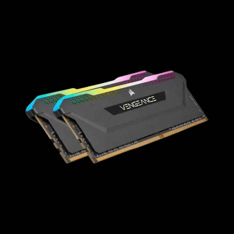 Corsair VENGEANCE RGB PRO SL 16GB (2x8GB) DDR4 DRAM 3200MHz (PC4-25600) - Black - Image 1