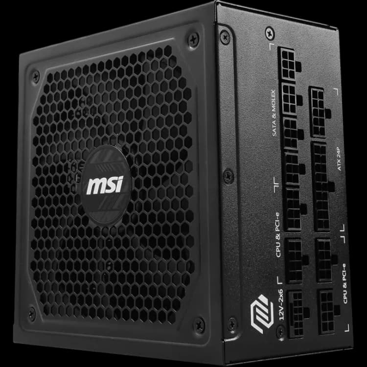 MSI MAG A1000GL PCIE5 1000W 80 PLUS Gold Modular Power Supply - Image 8