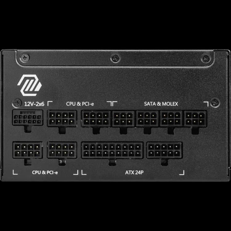 MSI MAG A1000GL PCIE5 1000W 80 PLUS Gold Modular Power Supply - Image 10