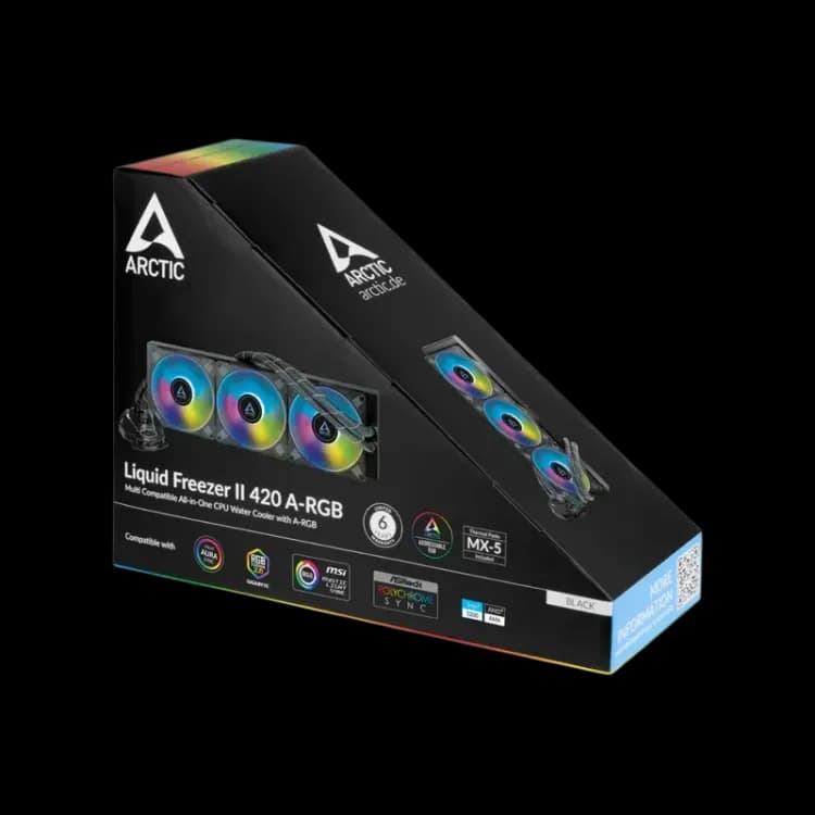 Arctic Liquid Freezer II 420 A-RGB AIO Cooler - Image 1