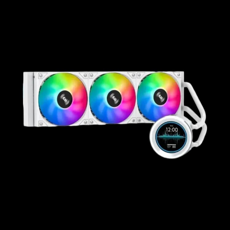 SAMA SM360 PRO White AIO Liquid CPU Cooler - Image 1