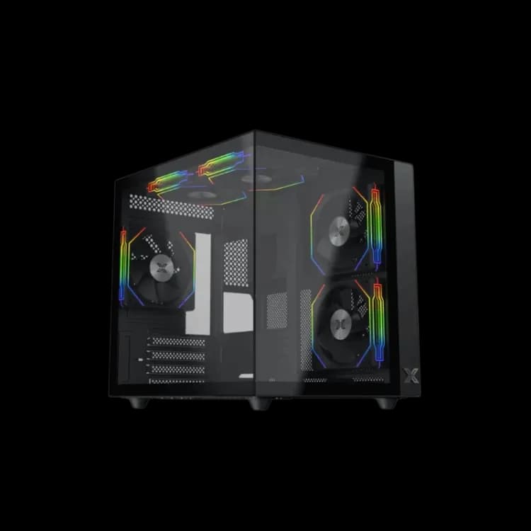 Case Xigmatek Aqua M Lite Micro Tower Case - Black - Image 1