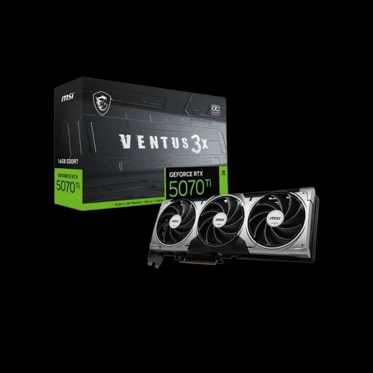MSI GeForce RTX™ 5070 Ti 16GB VENTUS 3X OC - Image 1