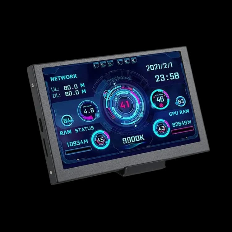 5in Software CPU Temp IPS Type-C LCD - Image 2