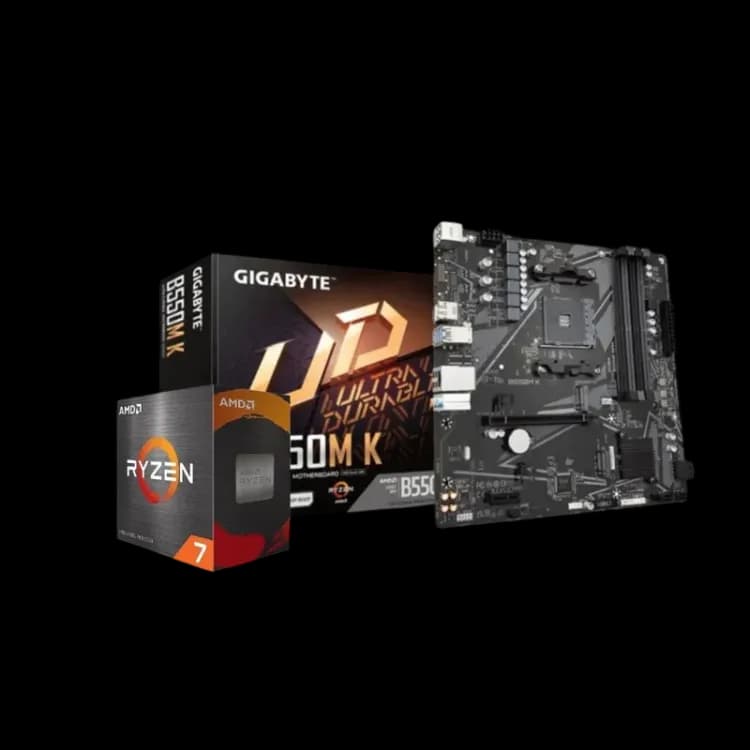 AMD Ryzen™ 7 5700X & Gigabyte B550M‑K UD Motherboard Bundle - Image 1