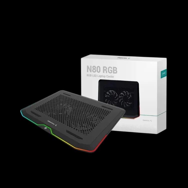 Cooler DeepCool RGB N80 Laptop Cooling Pad - Image 3