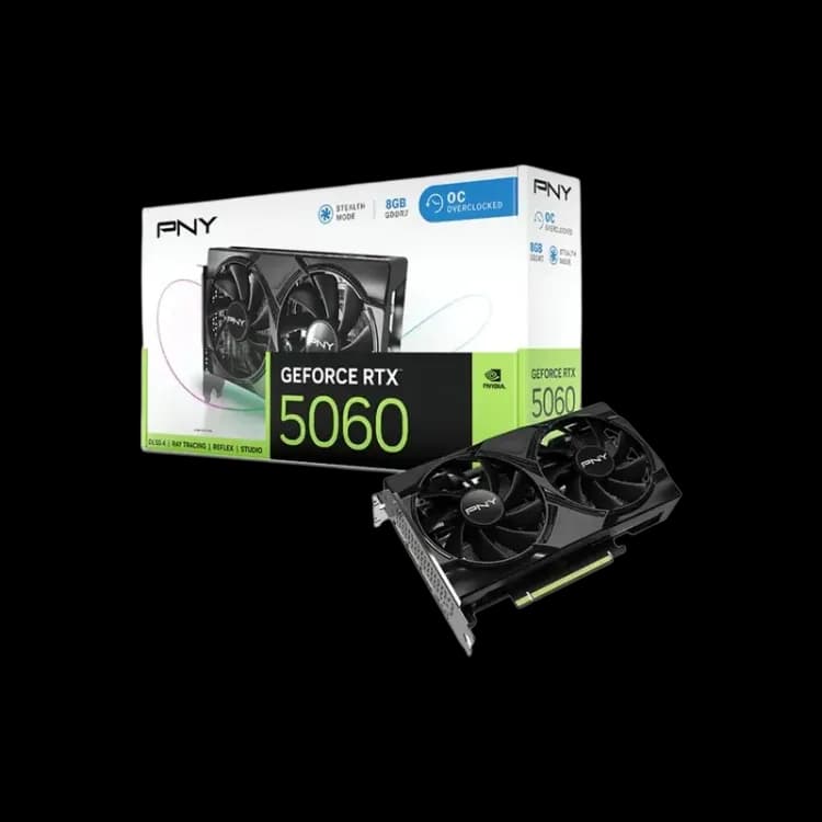 PNY GeForce RTX™ 5060 8GB Dual Fan OC - Image 1