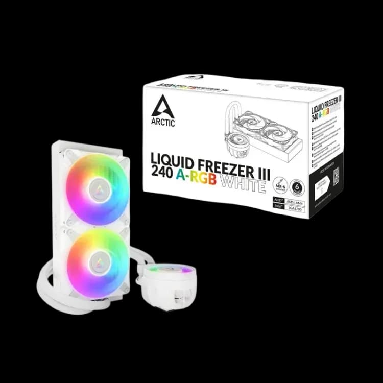 Arctic Liquid Freezer III 240 A-RGB - White - Image 1