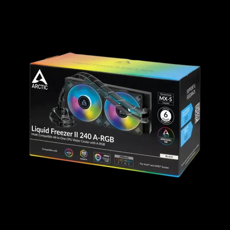 Arctic Liquid Freezer II 240 A-RGB AIO Cooler - Image 3