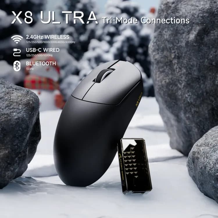 ATTACK SHARK X8 Ultra 8KHz Wireless Gaming Mouse With C06 Ultra Cable - Image 3