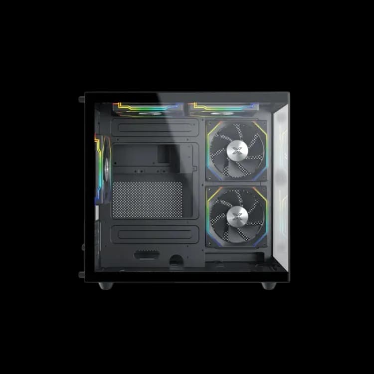Case Xigmatek Aqua M Lite Micro Tower Case - Black - Image 2