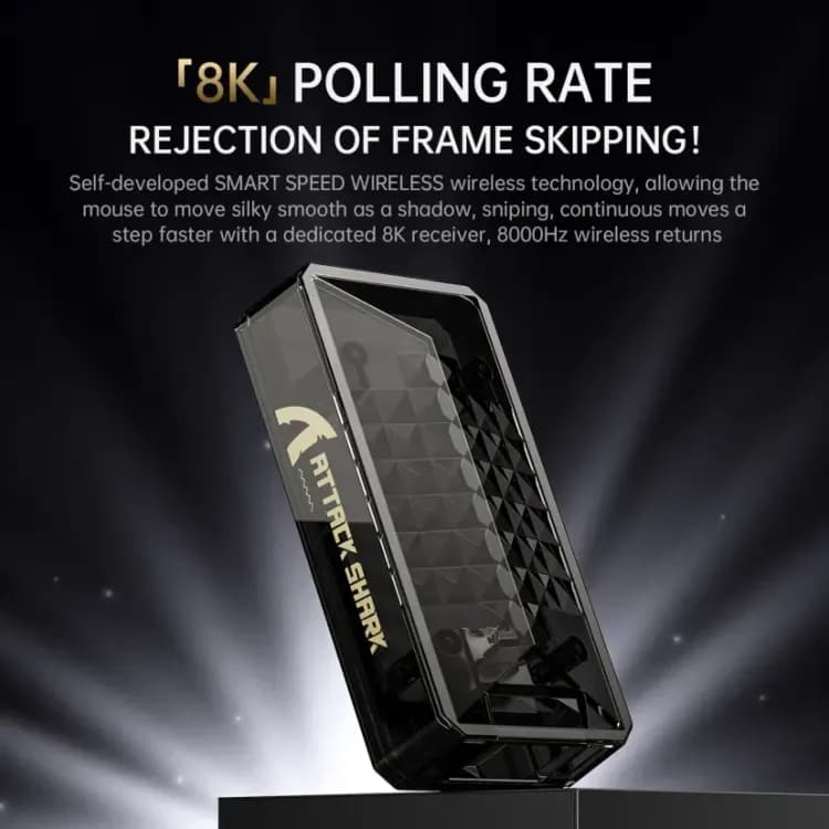 Attack Shark X8 PRO Wireless Black - Image 2