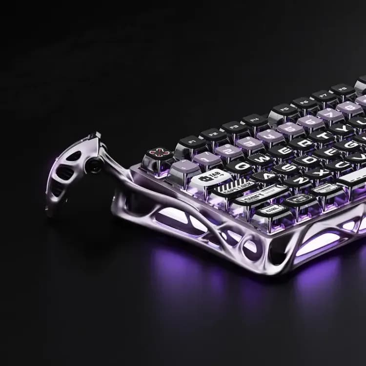 GravaStar Mercury V75 Pro Magnetic Iron Purple (wired) - Image 4
