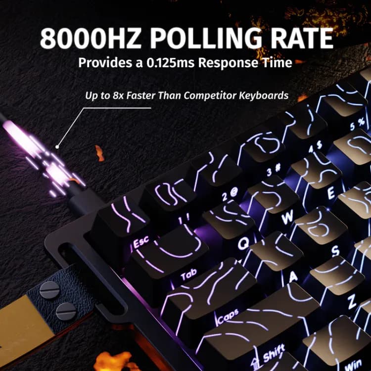 ATTACK SHARK X68 HE Rapid Trigger Keyboard Magnetic Switch - Image 6