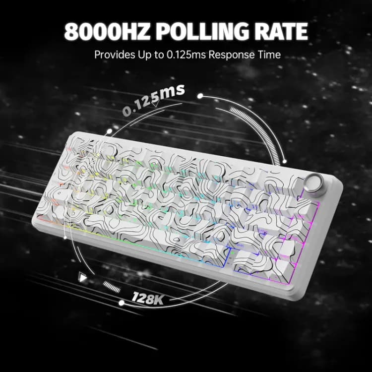 ATTACK SHARK X65PRO HE Wireless Rapid Trigger Keyboard Magnetic Switch - Image 2