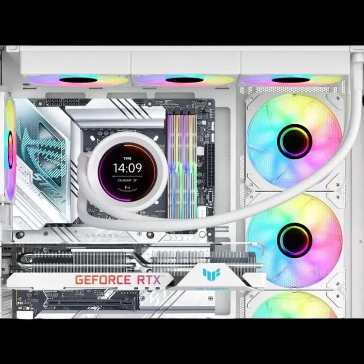 SAMA SM360 PRO White AIO Liquid CPU Cooler - Image 2