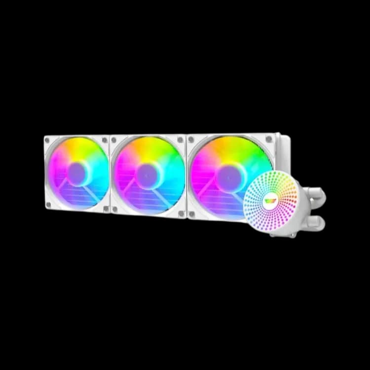 DarkFlash DC360 Liquid CPU Cooler - White - Image 3