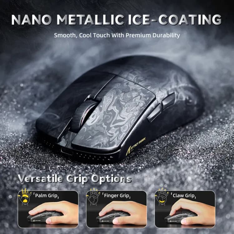 ATTACK SHARK R11 ULTRA Carbon Fiber Wireless 8K PAW3950MAX Gaming Mouse - Image 3