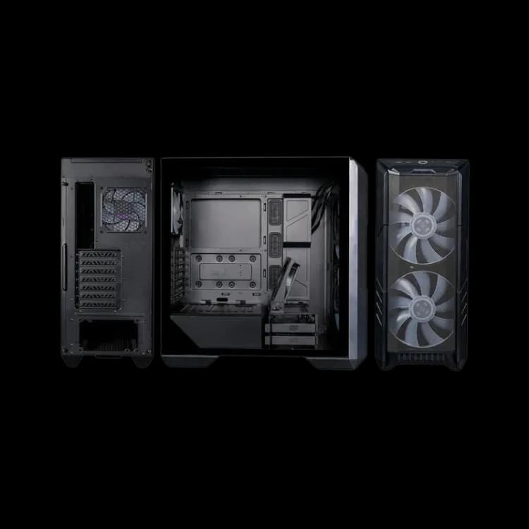 Case COOLER MASTER HAF 500 Mid Tower 3 Fan - Black - Image 6