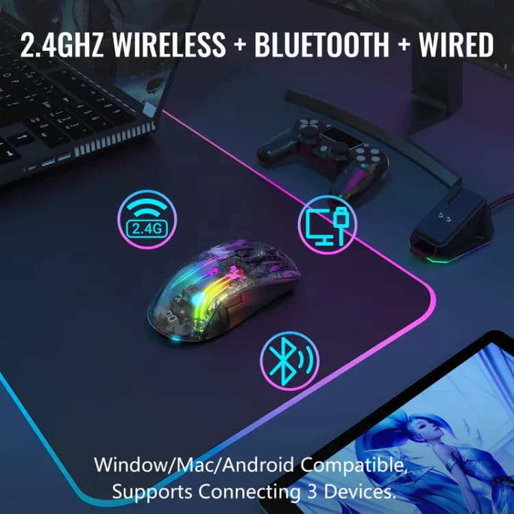 ATTACK SHARK X2PRO Wireless Gaming Mouse with Charging Dock - Image 6