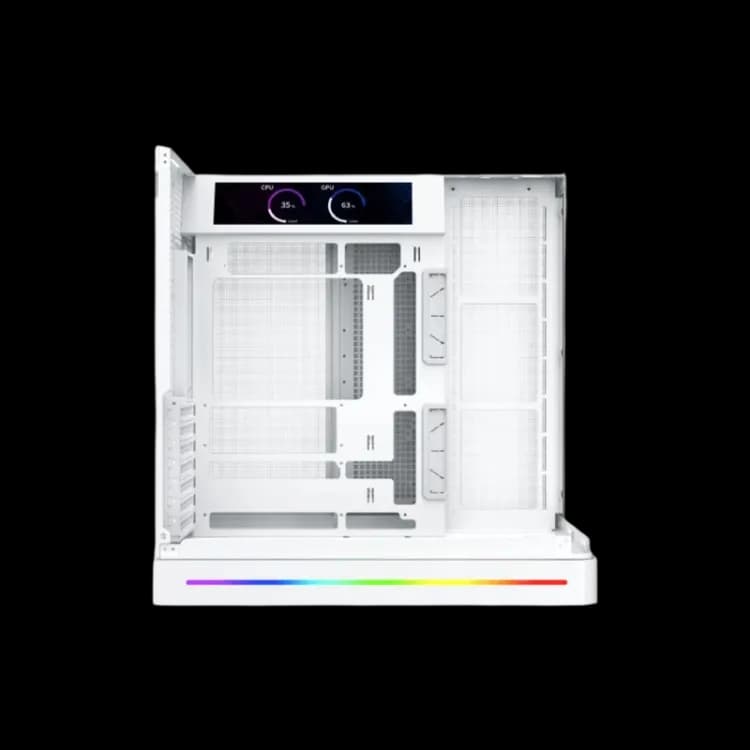 Case Xigmatek Pano II Arctic Mid Tower Case - White - Image 4