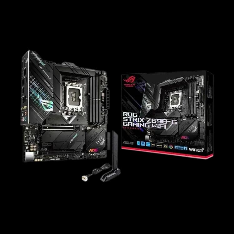 ASUS ROG Strix Z690-G Gaming WiFi 6E LGA Micro ATX (PCIe 5.0,DDR5,2.5 Gb LAN, Type-C ) - Image 1