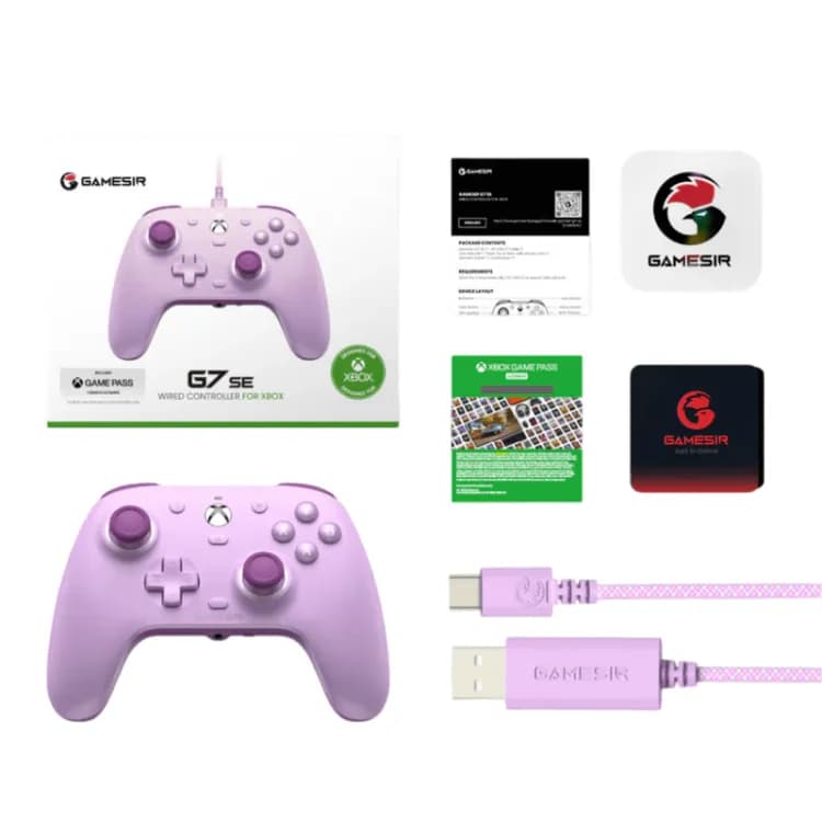 GameSir G7 SE Xbox Wired Controller - Purple - Image 4
